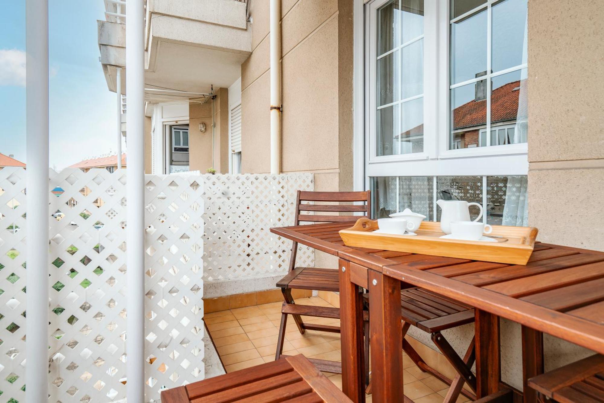 Piso Con Piscina Lägenhet Santander Exteriör bild