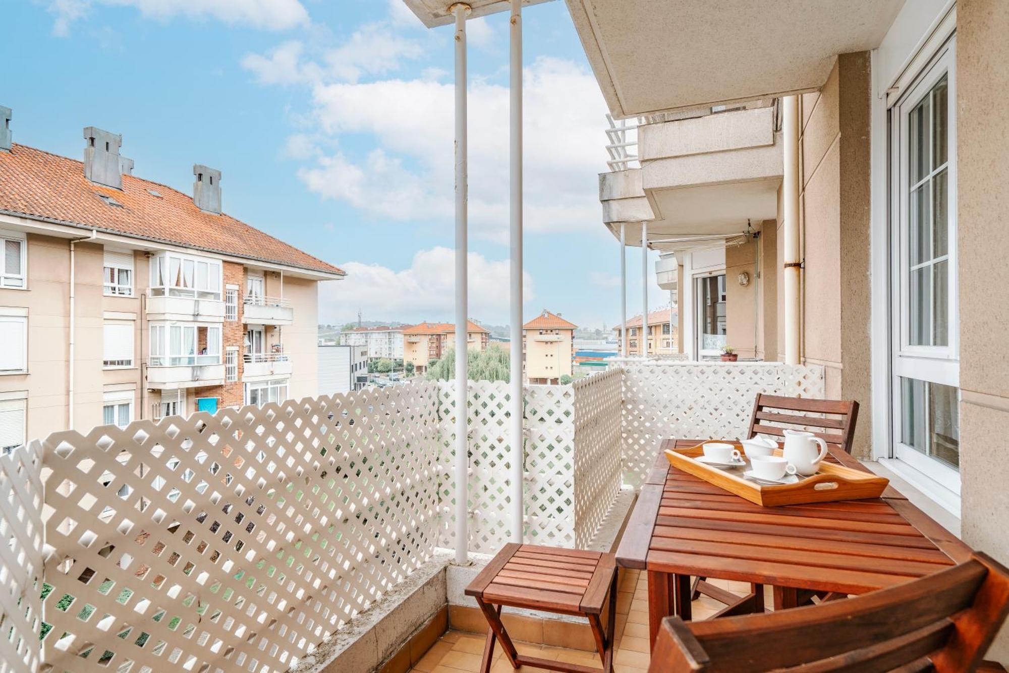 Piso Con Piscina Lägenhet Santander Exteriör bild