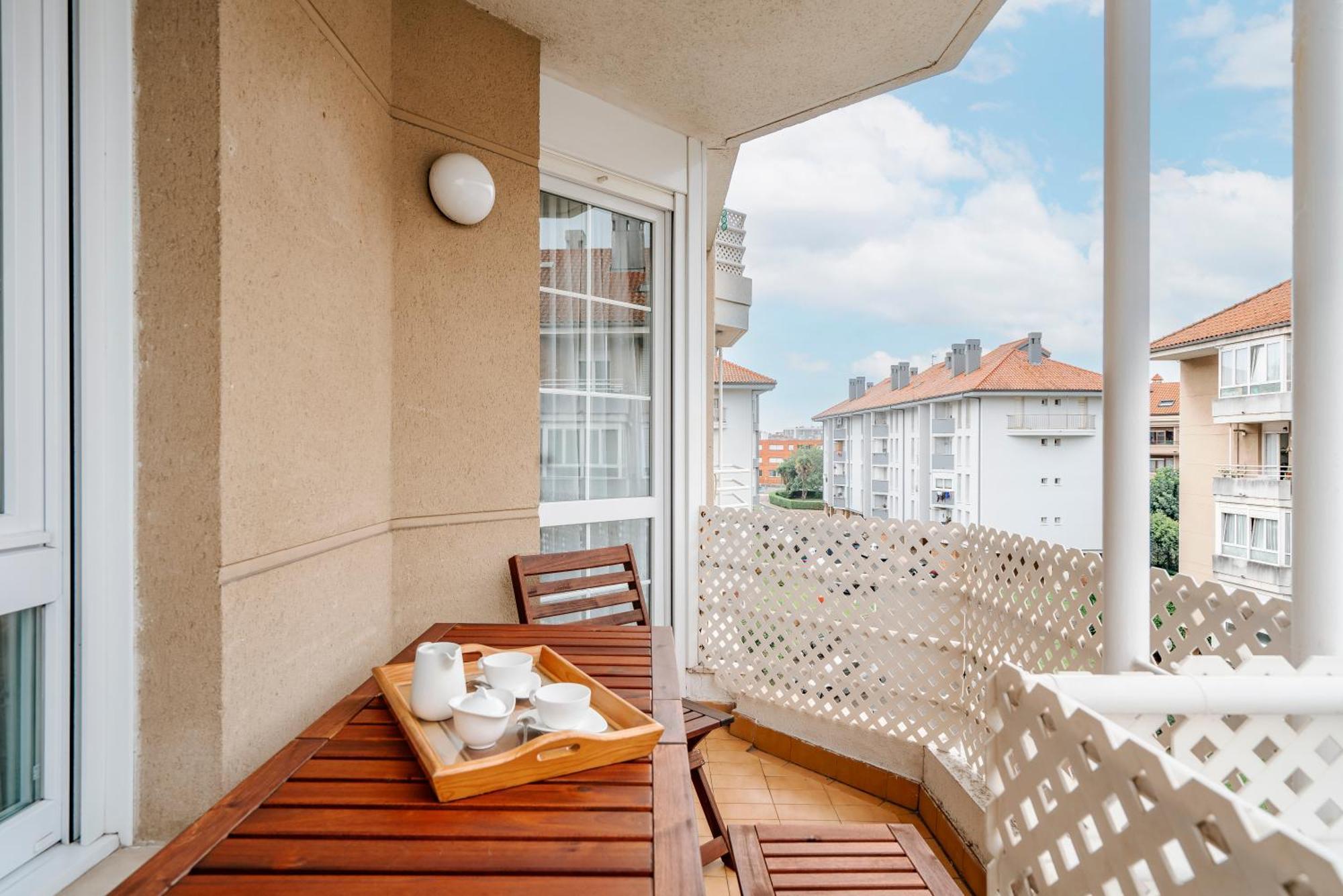 Piso Con Piscina Lägenhet Santander Exteriör bild
